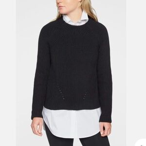 Athleta Rockland Cable Knit Sweater